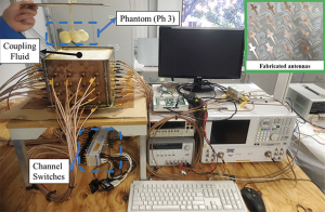 Microwave thermal imaging setup